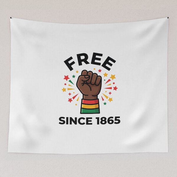 Item preview, Juneteenth Free Since 1865 Melanin Pride Gift Sticker designed and sold by Mr-wow.