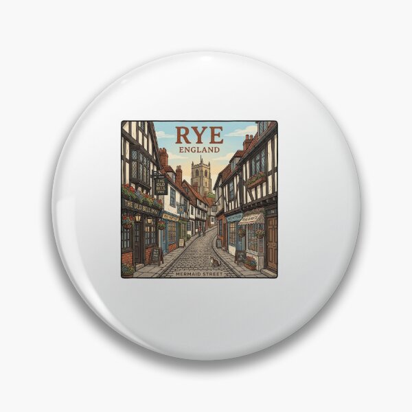 Item preview, Rye England Medieval Town Sticker designed and sold by Imaginarium of Chaos falcon88 .