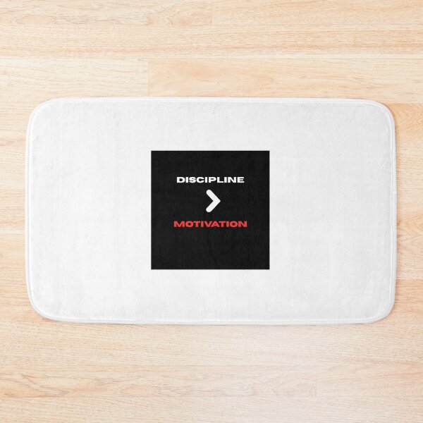 Item preview, Discipline is more important than Motivation. designed and sold by PARALLELYUGA.