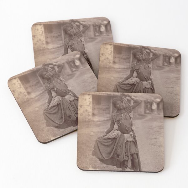 Item preview, Vintage Dancing Girl Portrait | Skull Art designed and sold by GammaRay.