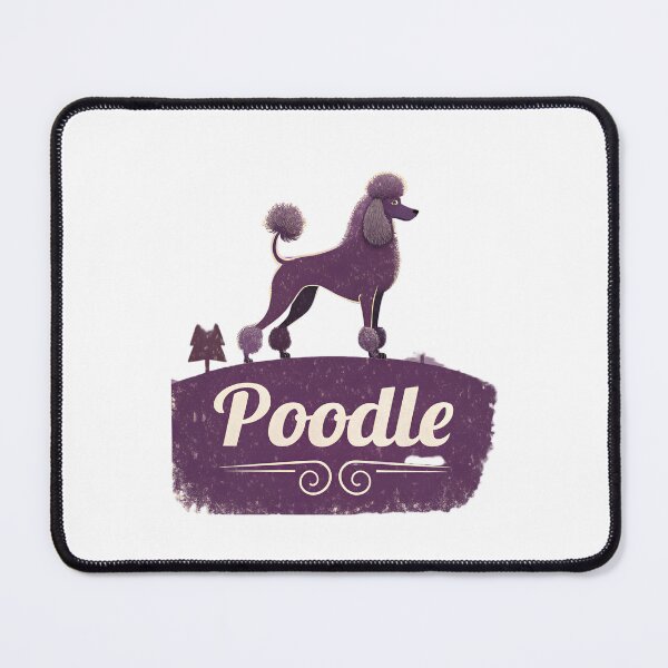 Item preview, Retro Sunset Poodle Vintage Standard Poodle Gift designed and sold by MintedArts.