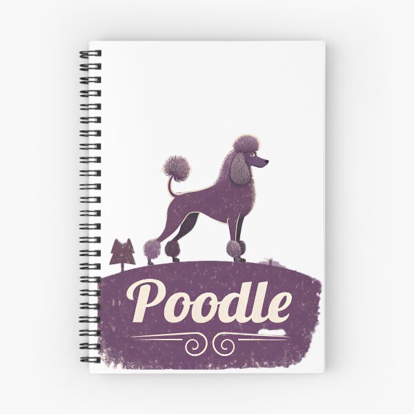 Item preview, Retro Sunset Poodle Vintage Standard Poodle Gift designed and sold by MintedArts.