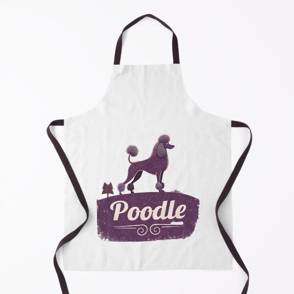 Item preview, Retro Sunset Poodle Vintage Standard Poodle Gift designed and sold by MintedArts.