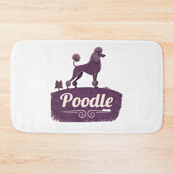 Item preview, Retro Sunset Poodle Vintage Standard Poodle Gift designed and sold by MintedArts.