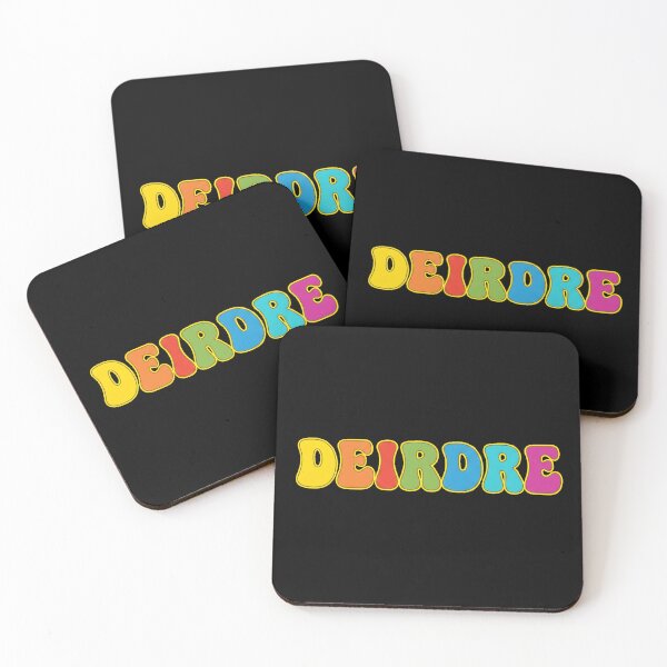 Item preview, ❤️ Deirdre Personalized Name Wavy Retro Shirt, Coffee Mug, Sticker Gift designed and sold by HelixPedia.