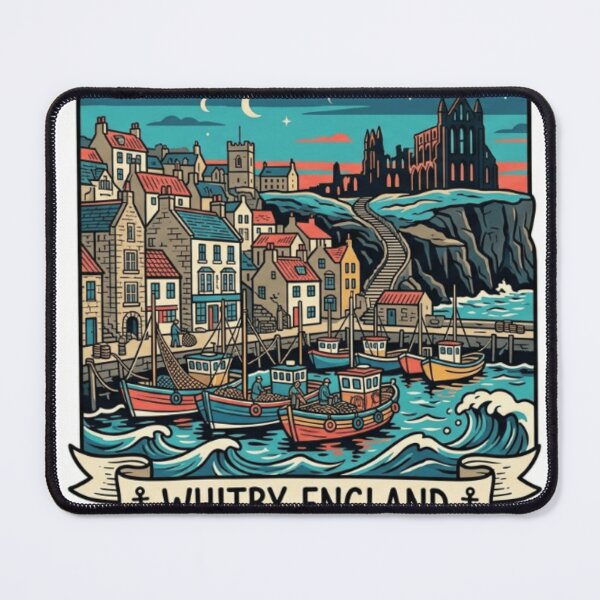 Item preview, Whitby England Coastal Sticker Souvenir Summer Edition designed and sold by Imaginarium of Chaos falcon88 .