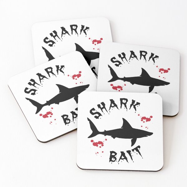 Item preview, Shark Bait Great White Shark Attack Blood Splatter designed and sold by CreativeTwins.