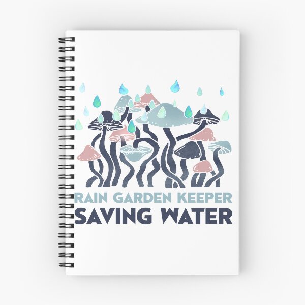 Item preview, Rain Garden Keeper Saving Water Mushroom Art designed and sold by SP Motif.