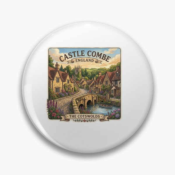 Item preview, Castle Combe England Village Sticker Souvenir Summer Edition designed and sold by Imaginarium of Chaos falcon88 .