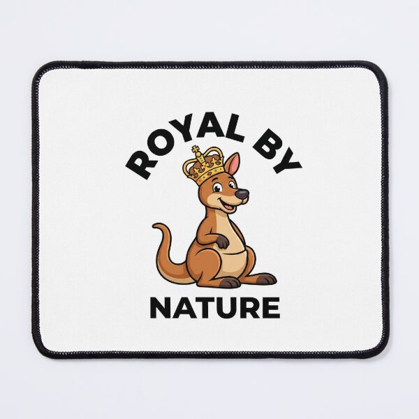 Item preview, Royal By Nature Funny Australian Kangaroo King Sticker designed and sold by Mr-wow.