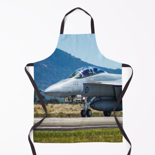 Item preview, F/A-18 Hornet Taxiing on Runway | Authentic Military Aviation Tarmac Fine Art Print designed and sold by Ross.A.Campbell.