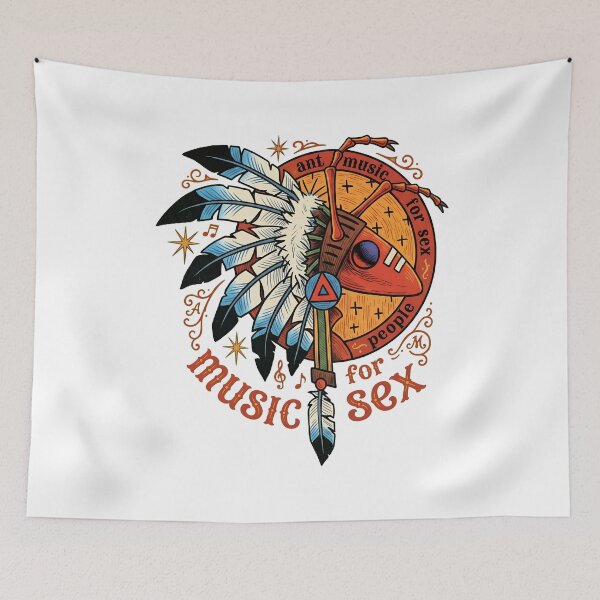 Item preview, Tribal Headdress Insect Fusion Retro Graphic designed and sold by Sugengthecraftd.