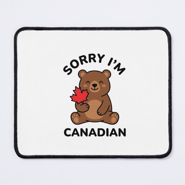 Item preview, Sorry Im Canadian Funny Maple Bear Sticker designed and sold by Mr-wow.