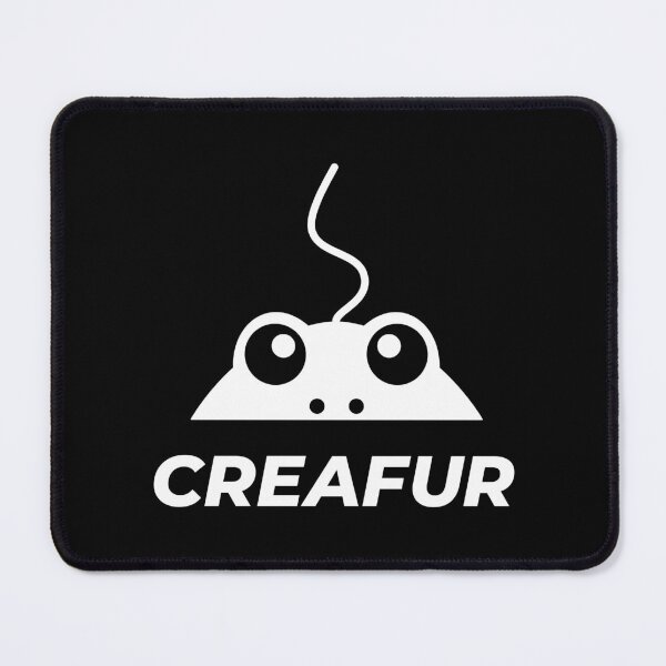 Item preview, CREAFUR Furry Frog Peeping Out Vertical Logo designed and sold by CREAFUR.