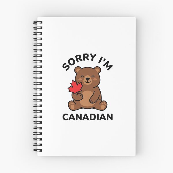 Item preview, Sorry Im Canadian Funny Maple Bear Sticker designed and sold by Mr-wow.
