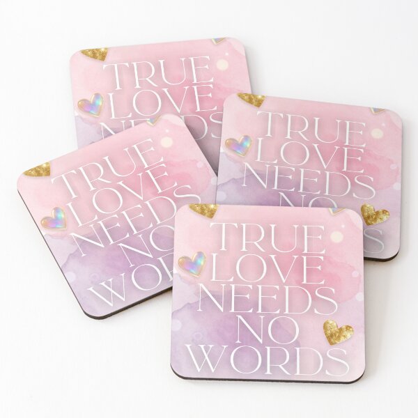 Item preview, TRUE LOVE NO WORDS designed and sold by QueenBabble.