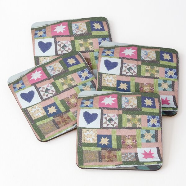 Item preview, Sampler Star and Heart Quilt designed and sold by DianeBP.