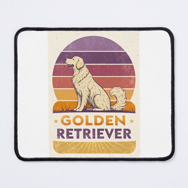 Item preview, Retro Sunset Golden Retriever Vintage Dog Gift designed and sold by MintedArts.