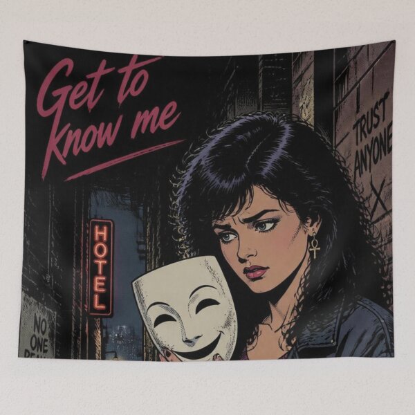 Item preview, Get to Know Me | Misterio, Nostalgia y Arte Cómic designed and sold by reflejoentinta.