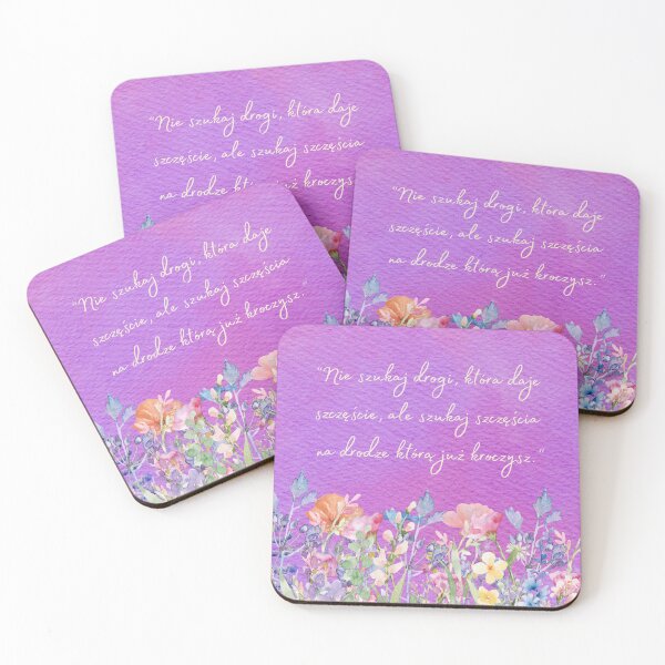 Item preview, Inspirational Quote in Polish with Floral Design designed and sold by icreativestudio.