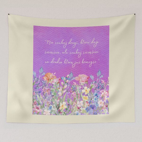 Item preview, Inspirational Quote in Polish with Floral Design designed and sold by icreativestudio.