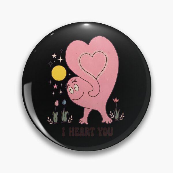 Item preview, Whimsical Pink Heart Character Spring Flowers designed and sold by Sugengthecraftd.