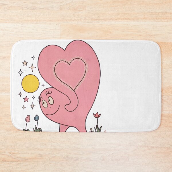 Item preview, Whimsical Pink Heart Character Spring Flowers designed and sold by Sugengthecraftd.