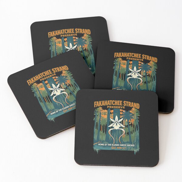 Item preview, Fakahatchee Strand Preserve Ghost Orchid Vintage Florida Nature Lover designed and sold by clarabersetart.