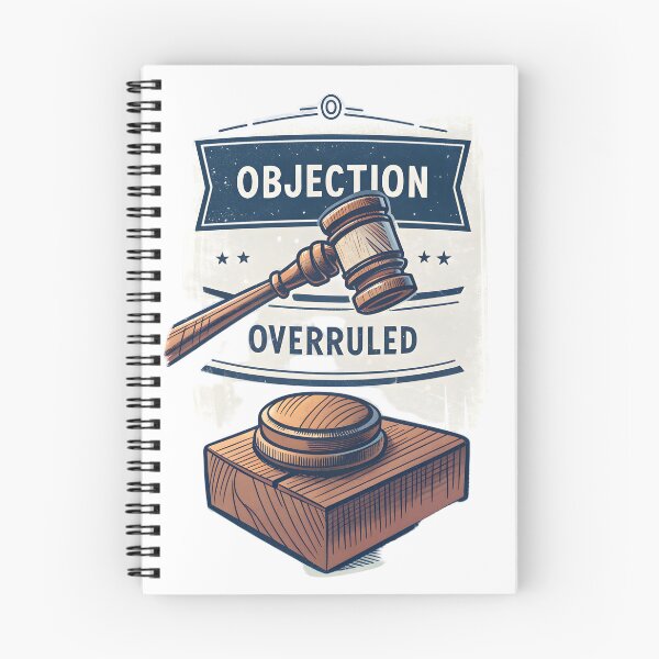 Item preview, Objection Overruled Funny Lawyer Attorney Gift designed and sold by MintedArts.