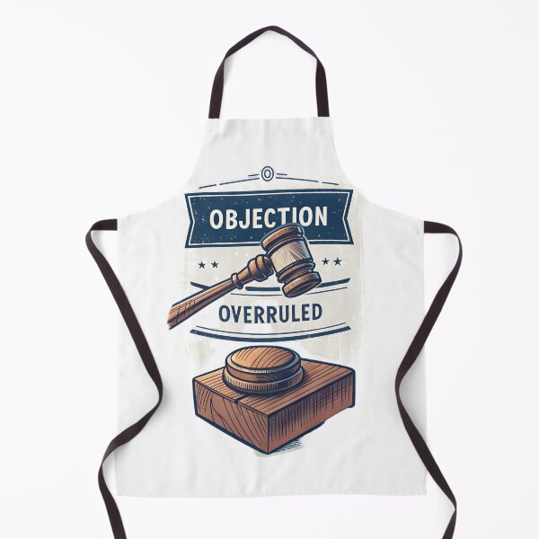 Item preview, Objection Overruled Funny Lawyer Attorney Gift designed and sold by MintedArts.