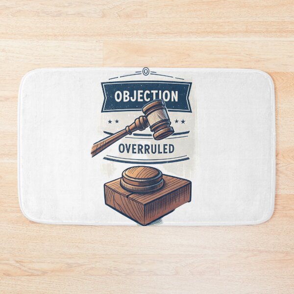 Item preview, Objection Overruled Funny Lawyer Attorney Gift designed and sold by MintedArts.
