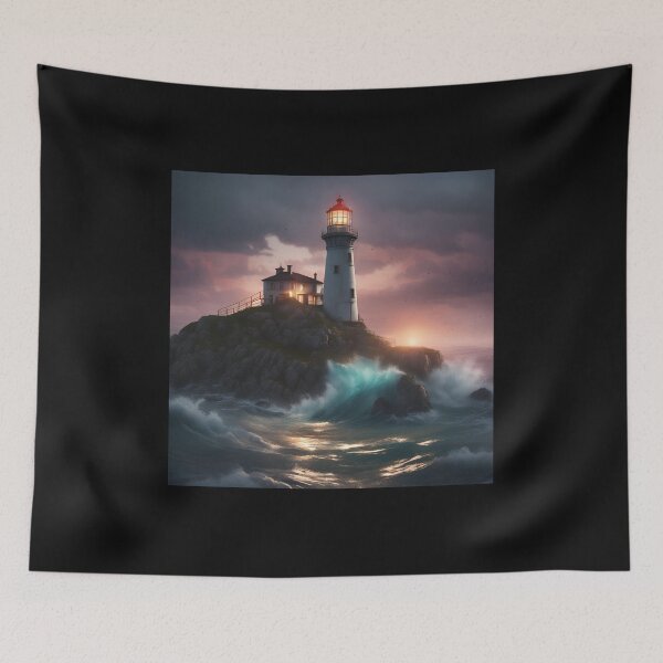 Item preview, Sentinel of the Stormy Sea designed and sold by UmSkelig834.