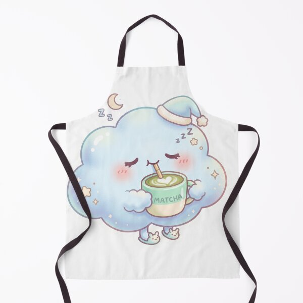Item preview, Cute Kawaii Bubble Tea Cloud Character Pastel Aesthetic Sticker designed and sold by Biwbiwty.