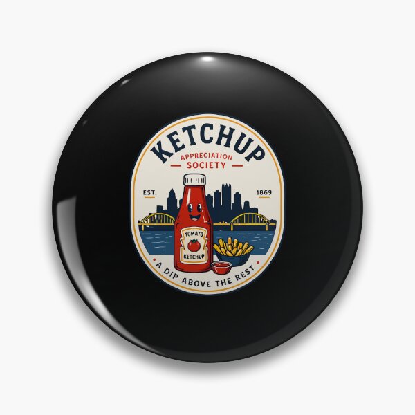Item preview, Ketchup Appreciation Society Pittsburgh Ketchup Bottle Mascot designed and sold by barrycantre11.