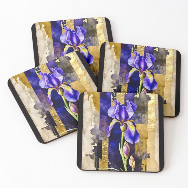Item preview, Iris..`Purple and Gold designed and sold by ©Janis Zroback.