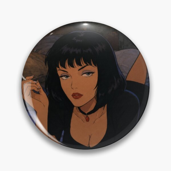 Item preview, Midnight Femme Fatale Noir Anime Aesthetic designed and sold by  Hollow Moon Studios..