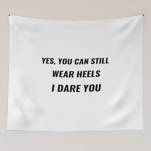 Item preview, Yes You Can Still Wear Heels I Dare You T-Shirt – Short Couple Tee | Uncle Jichuan designed and sold by Uncle-Jichuan.