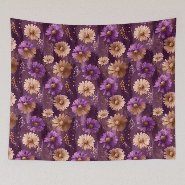 Item preview, Ornamental Daisy Texture  - Flower Bouquet Pattern   - Valentine Gifts For Girlfriend designed and sold by RoyalStarsPatts.