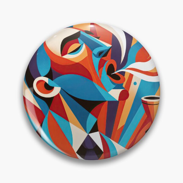 Item preview, Wall Art - Postcard - Fire Breather – Cubist Spectacle designed and sold by ForeverPrintsOK.
