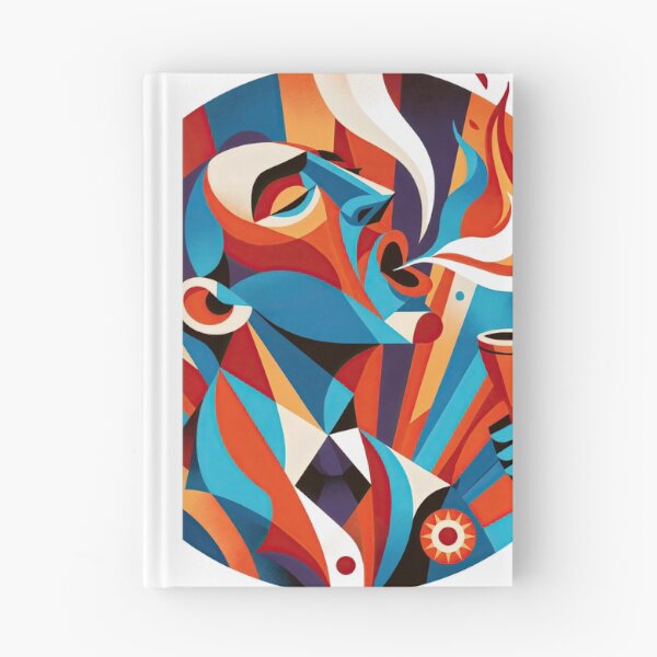 Item preview, Wall Art - Postcard - Fire Breather – Cubist Spectacle designed and sold by ForeverPrintsOK.