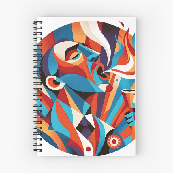 Item preview, Wall Art - Postcard - Fire Breather – Cubist Spectacle designed and sold by ForeverPrintsOK.