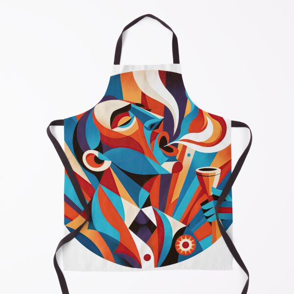 Item preview, Wall Art - Postcard - Fire Breather – Cubist Spectacle designed and sold by ForeverPrintsOK.