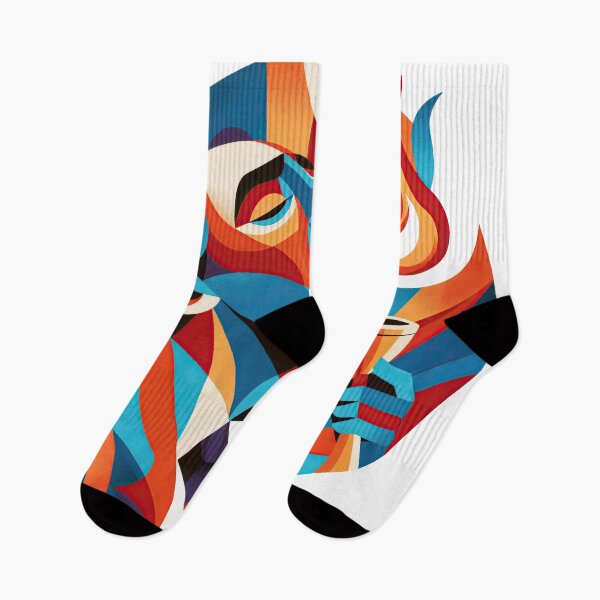 Item preview, Wall Art - Postcard - Fire Breather – Cubist Spectacle designed and sold by ForeverPrintsOK.