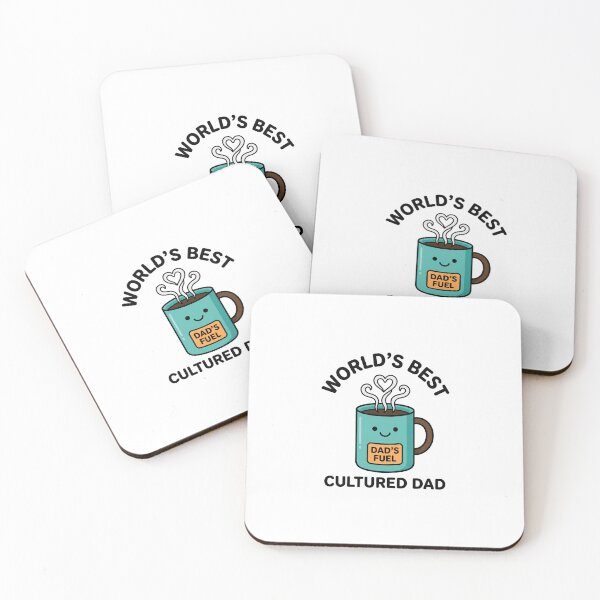 Item preview, Dads Fuel Coffee Addict Sarcastic Fathers Day Sticker designed and sold by Mr-wow.