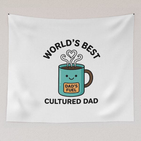 Item preview, Dads Fuel Coffee Addict Sarcastic Fathers Day Sticker designed and sold by Mr-wow.