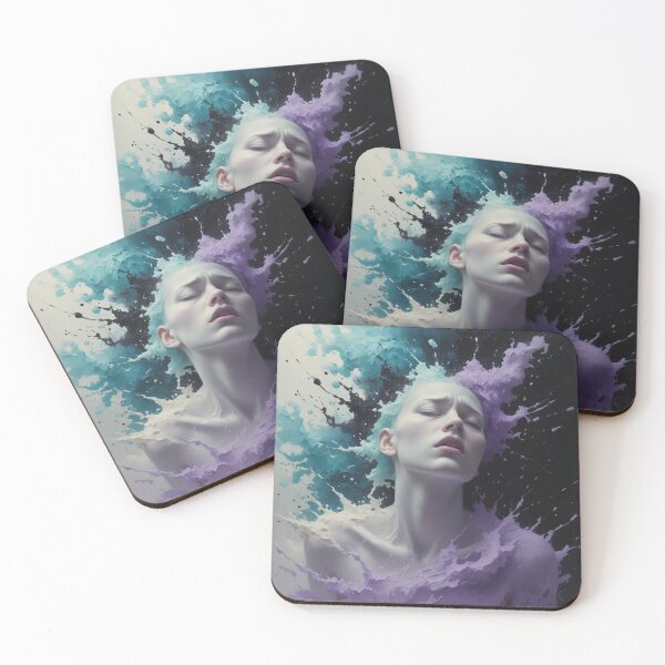 Item preview, Lost in You – Emotional Abstract Woman Art designed and sold by Out of Toxic Studio.