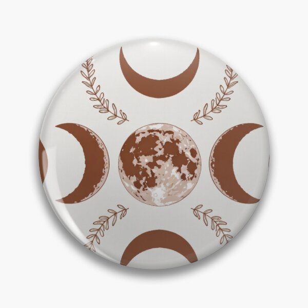 Item preview, Boho Moon Phases Botanical Art | Terracotta Celestial Wall Decor designed and sold by GalleryPeak.