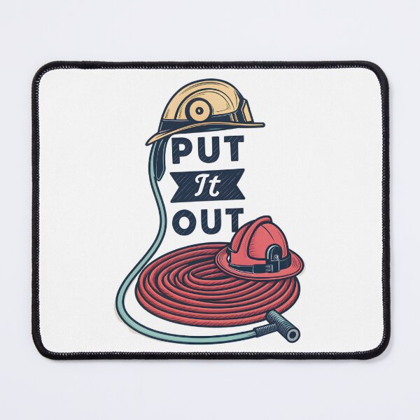 Item preview, Put It Out Firefighter Helmet Hose Retro Gift designed and sold by MintedArts.