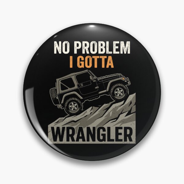 Item preview, No Problem I Gotta Wrangler TJ - Vintage Red Off-Road 4x4 Black designed and sold by Off-Road-Zone.