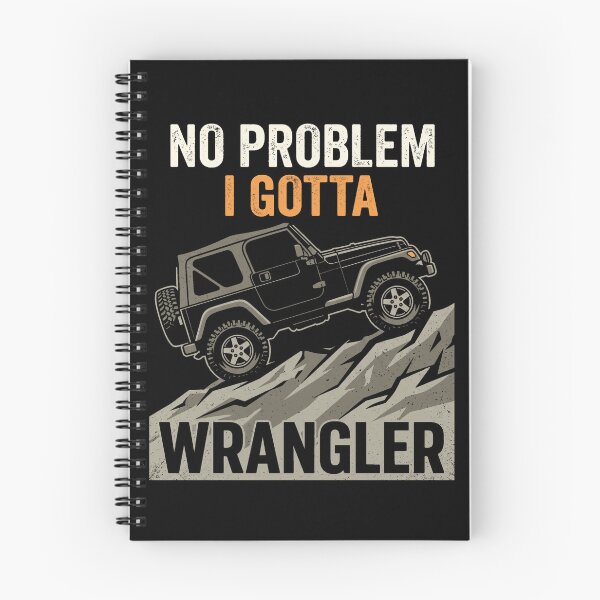 Item preview, No Problem I Gotta Wrangler TJ - Vintage Red Off-Road 4x4 Black designed and sold by Off-Road-Zone.